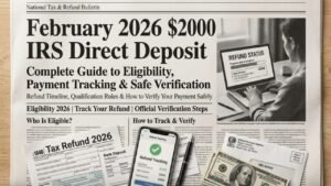 February 2026 IRS $2,000 Direct Deposit: Eligibility, Timeline, and How to Track Your Refund