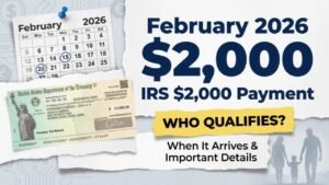February 2026 IRS $2,000 Payment: Who Qualifies, When It Arrives, and Key Details for Families