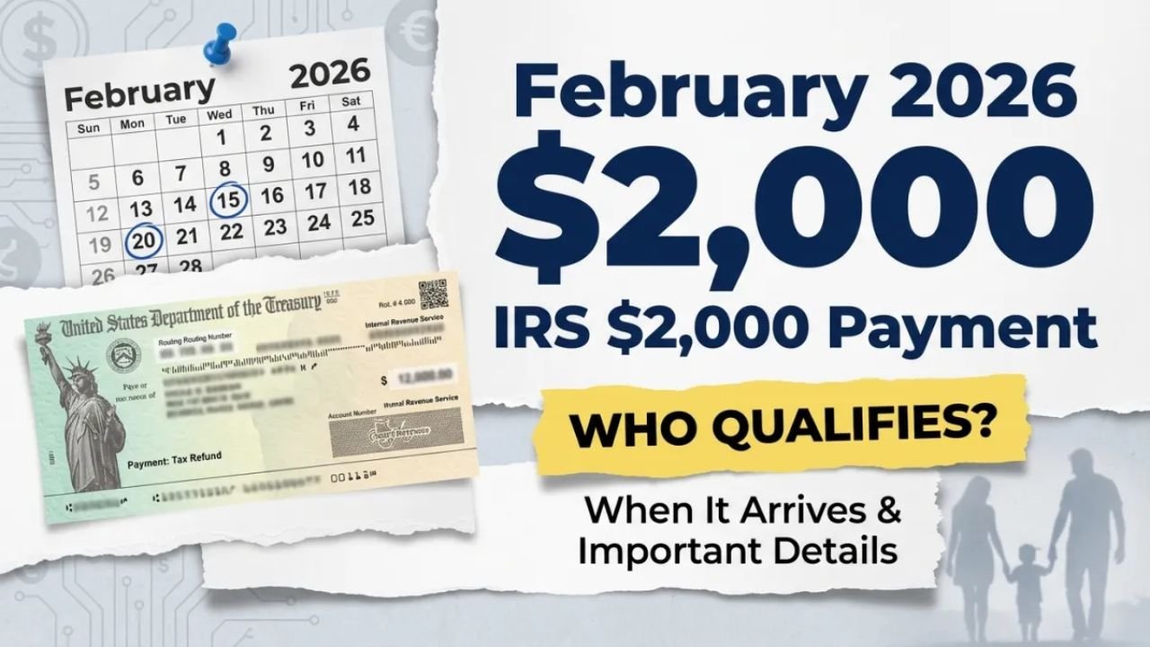 February 2026 IRS $2,000 Payment: Who Qualifies, When It Arrives, and Key Details for Families