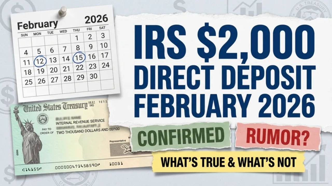 IRS $2,000 Direct Deposit February 2026: Facts vs. Rumors