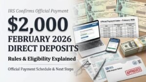 IRS $2,000 February 2026 Deposits: Eligibility, Payment Schedule, and How to Prepare